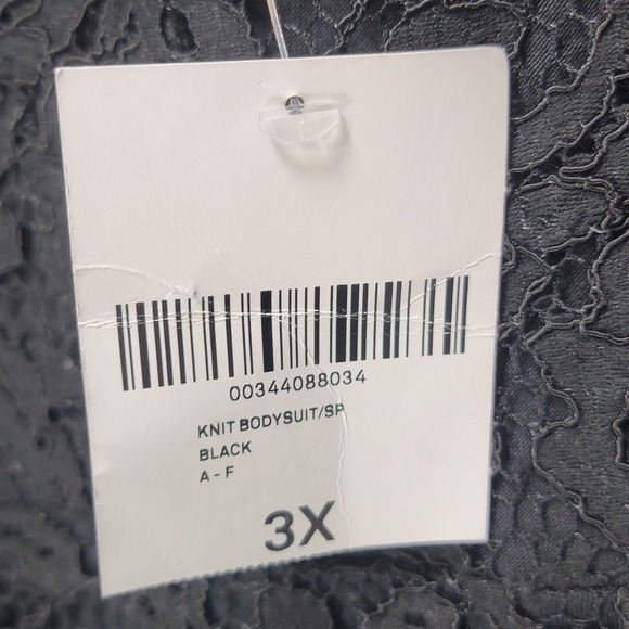 Forever 21 Y2K Lace Teddy Bodysuit Sz 3X Nightclub Whimsigoth Black Lingerie - Picture 6 of 16